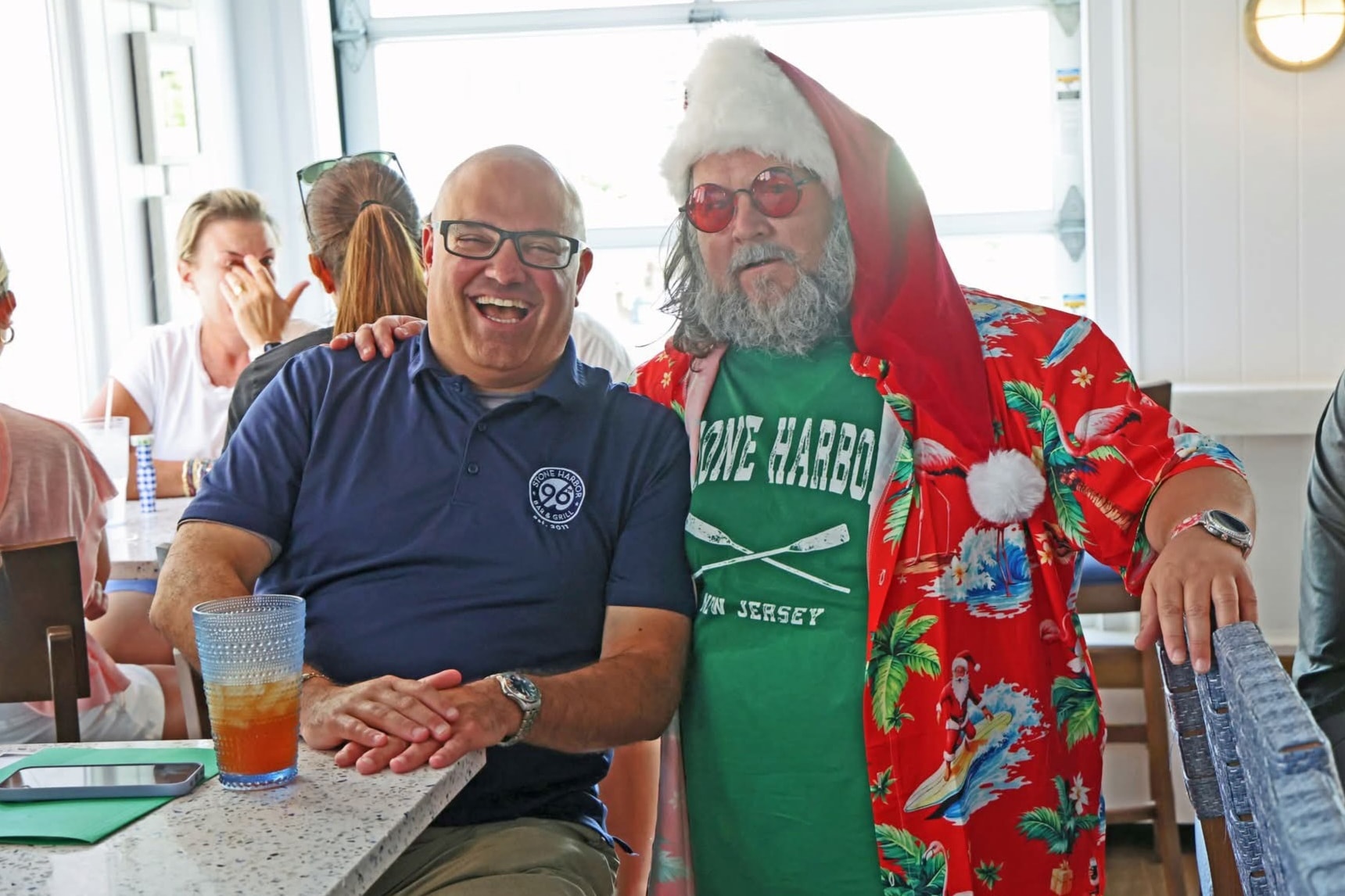 Cape May County Santa at a holiday event